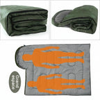 Sac de Couchage de Camping Ultraléger Imperméable 4 Saisons Chaud Enveloppe pour Randonnée et Voyage en Plein Air