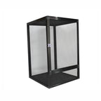 Terrarium Vertical pour Reptiles – Cage Écologique en Métal avec Porte Frontale en Grille pour Habitat Rainforest