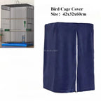 Housse de Cage à Oiseaux Respirante Anti-Éclaboussures – Pare-Soleil pour Perroquet, Protection Cage