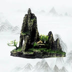 Décoration Aquarium en Résine – Rocaille, Montagne, Grotte, Arbre – Ornement Naturel pour Bac à Poissons