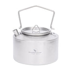 Bouilloire en Titane 1000ml – Théière Légère à Chauffe Rapide pour Randonnée, Pique-nique & Voyage
