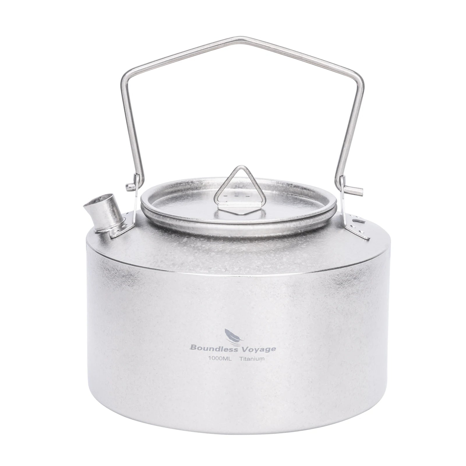 Bouilloire en Titane 1000ml – Théière Légère à Chauffe Rapide pour Randonnée, Pique-nique & Voyage