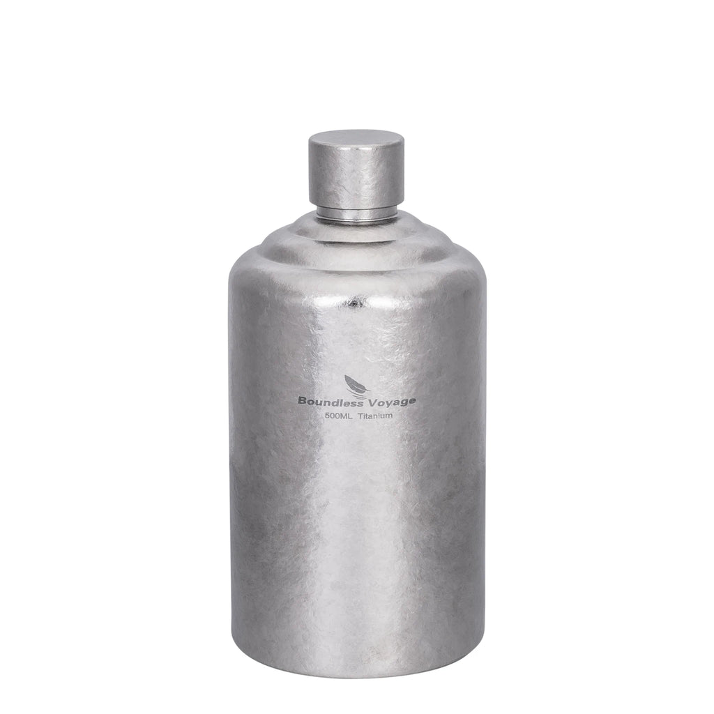Bouteille en Titane – Bouteille Étanche Portable pour Eau,Whisky, Spiritueux, Voyage & Camping