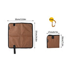 Tapis de Camping Pliable Imperméable en Tissu Oxford – Coussin de Siège Anti-Humidité pour Randonnée, Plage et Voyage