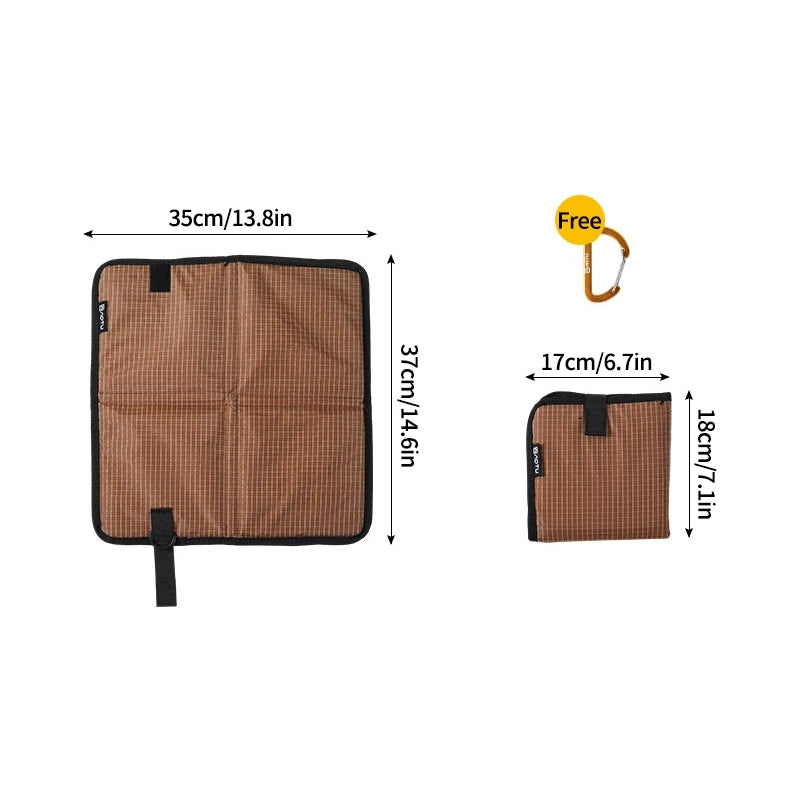 Tapis de Camping Pliable Imperméable en Tissu Oxford – Coussin de Siège Anti-Humidité pour Randonnée, Plage et Voyage