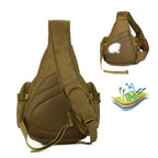 Sac à Dos Tactique 20-35L – Sling Bag Imperméable Molle pour Ordinateur 14", Randonnée, Camping et Chasse
