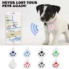 Mini Traceur GPS Patte de Chien – Dispositif Anti-Perte Intelligent pour Chat, Chien, Enfant et Senior, Accessoire Collier