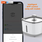 Fontaine à Eau Connectée 2,5L pour Chat – Application Tuya Smart