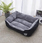 Panier Chien Respirant en Coton Doux, Nid pour Chat, Lit Chaud pour Petits et Moyens Chiens