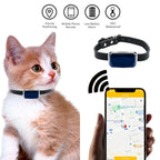 Collier GPS Mini Traceur pour Animal – GSM Wifi LBS Anti-Perte, Étanche IP67, pour Chien, Chat et Mouton