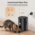 ROJECO Distributeur Automatique de Croquettes 2L – Mangeoire Intelligente pour Chat et Chien