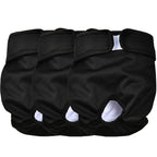 3 Couches Lavables pour Chienne – Élastiques, Respirantes, Réutilisables – Petites et Moyennes Races
