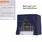 Housse de Cage à Oiseaux Respirante Anti-Éclaboussures – Pare-Soleil pour Perroquet, Protection Cage
