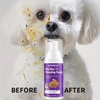 Shampoing Sec Mousse pour Chiens & Chats – Sans Rinçage, Déodorant & Nettoyant pour Chiot & Chaton