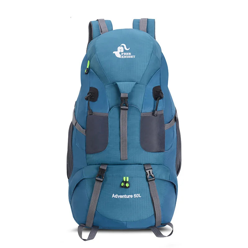 Sac à Dos Randonnée Imperméable 50L – Polyester, Multifonction, Unisexe, Trekking Camping Escalade