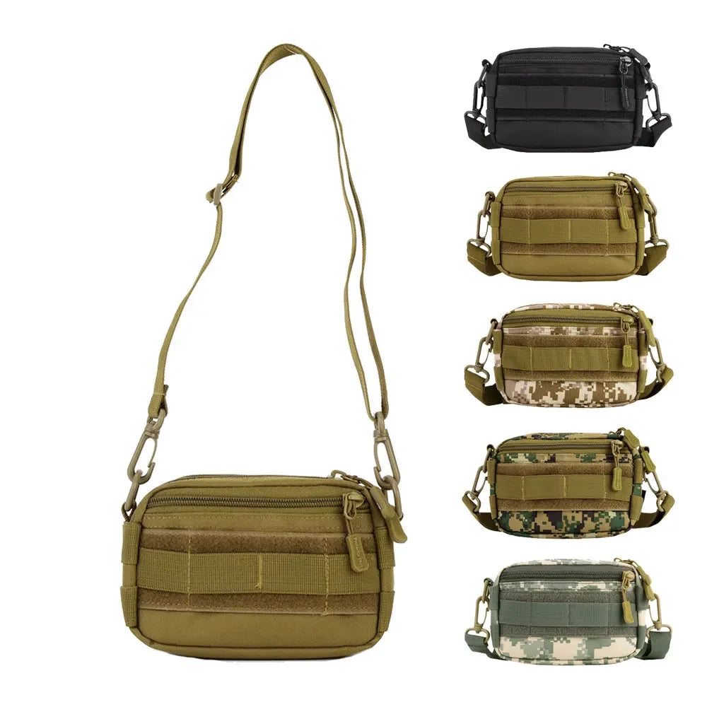 Pochette Tactique MOLLE – Sacoche Messenger et Ceinture pour Randonnée et Trekking