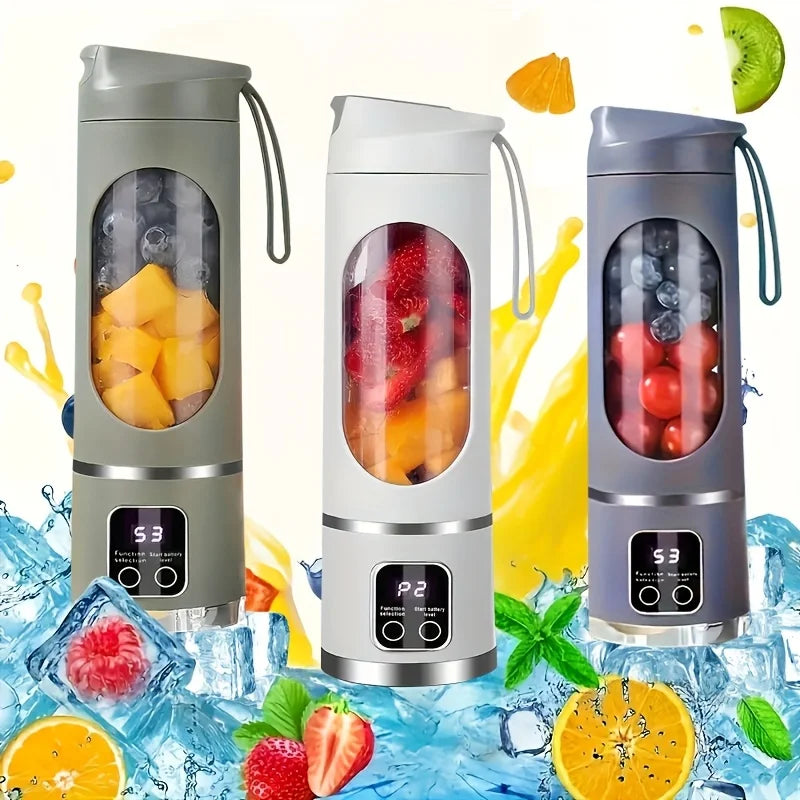 Mixeur Portable Rechargeable USB – Blender À Main pour Smoothies, Milkshakes et Jus de Fruits