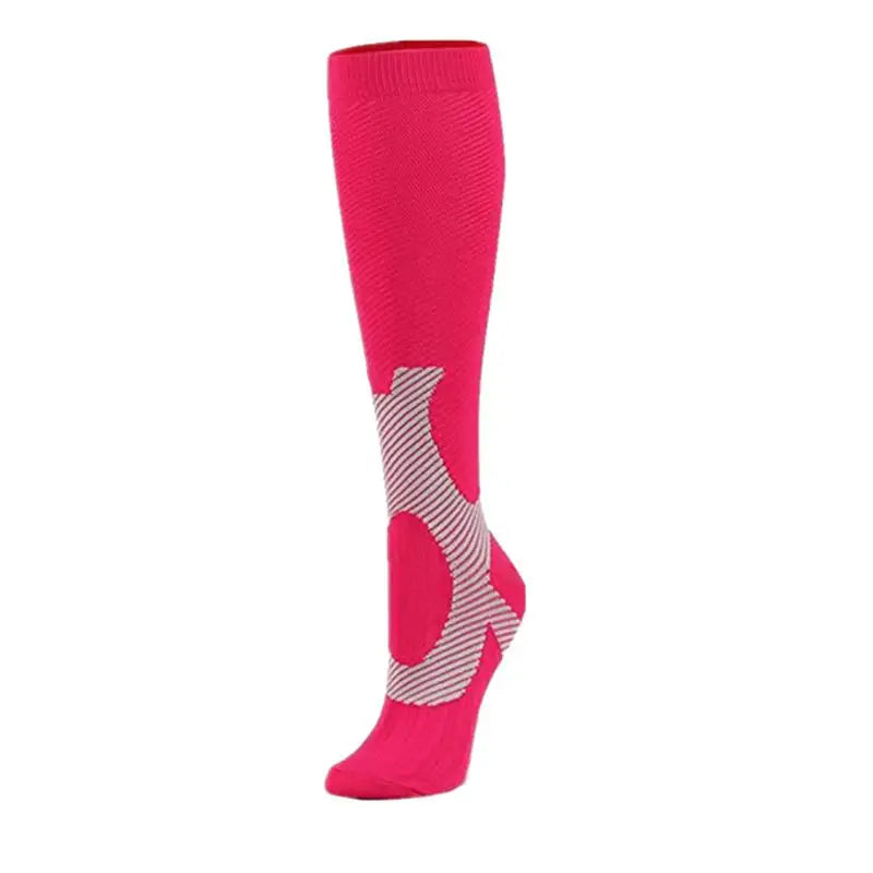 Chaussettes de Compression pour Course à Pied, Cyclisme, Football, Varices, 20-30mmhg