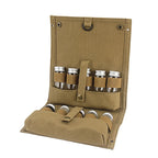 Kosibate Trousse à Condiments Portable pour Camping, Pique-nique et Barbecue – Rangement Flacons d'Épices (Sac Uniquement)