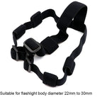 Bandeau Frontal Réglable – Support Élastique pour Lampe de Poche LED, Torche & Lampe Frontale