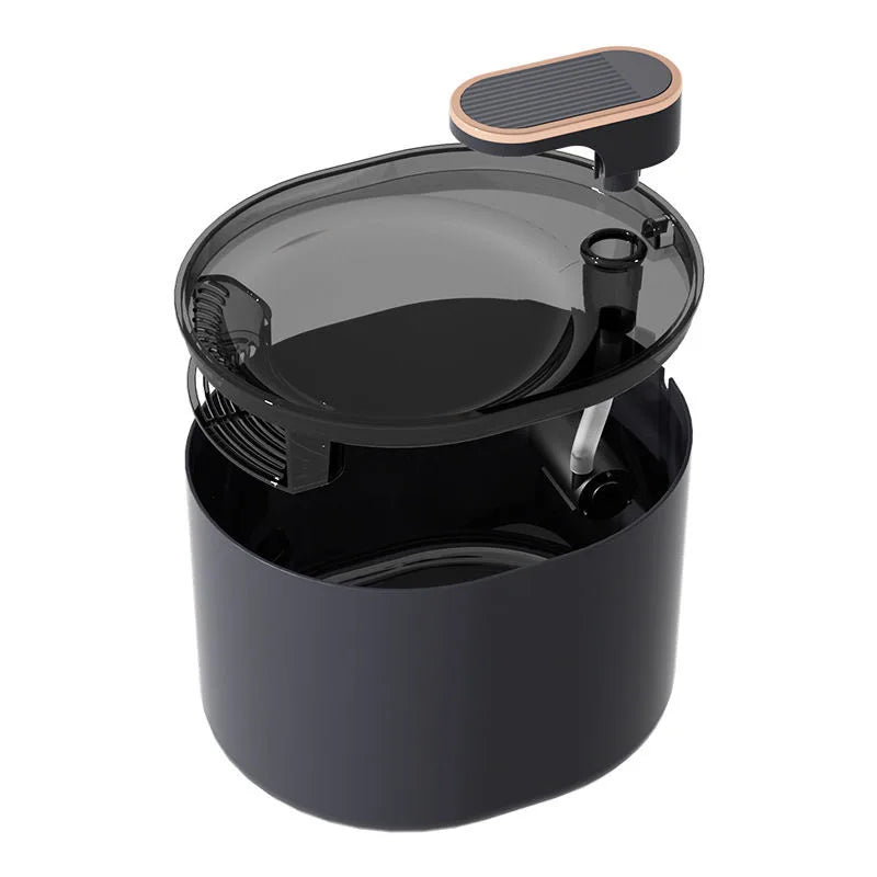 Distributeur d'eau pour chats et chiens – Bouche sèche, filtration automatique, circulation continue, accessoire animalerie