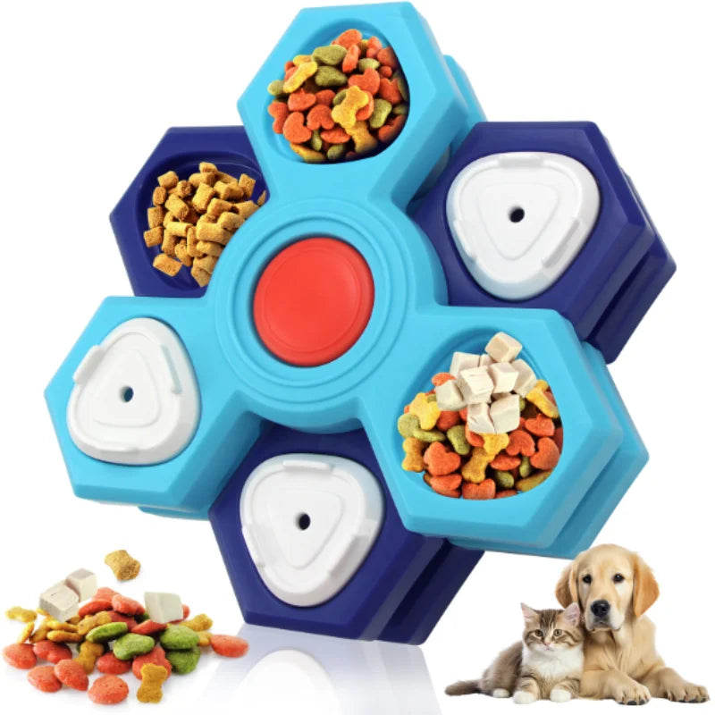 Jouet Puzzle Alimentaire pour Chien – Gamelle Anti-Ennui à Étages