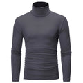 T-shirt Col Roulé Homme – Coupe Slim, Manches Longues, Respirant, Casual
