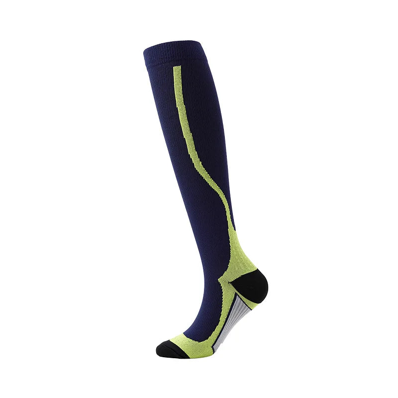 Chaussettes de Compression pour Course à Pied, Cyclisme, Football, Varices, 20-30mmhg