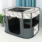 Maison pour Chat Pliable – Tente Cosy pour Chaton, Chien et Chat avec Coussin – Niche d'Accouchement et Lit Confortable