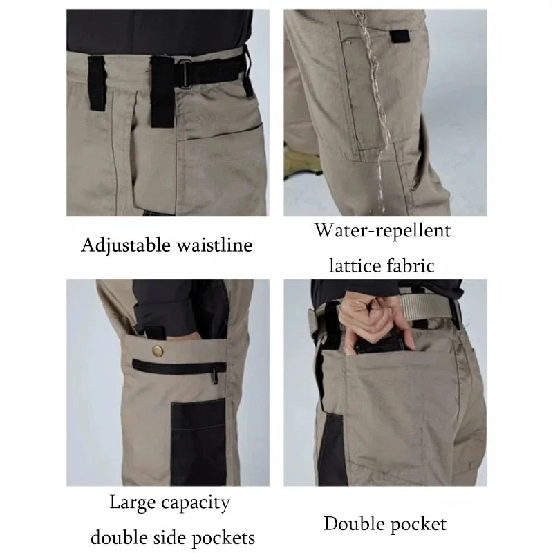 Pantalon Tactique Homme – Cargo Imperméable Randonnée & Chasse
