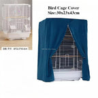 Housse de Cage à Oiseaux Respirante Anti-Éclaboussures – Pare-Soleil pour Perroquet, Protection Cage