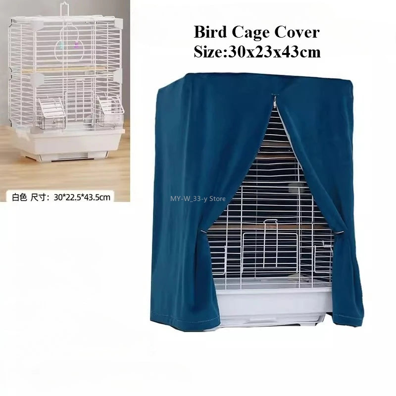 Housse de Cage à Oiseaux Respirante Anti-Éclaboussures – Pare-Soleil pour Perroquet, Protection Cage