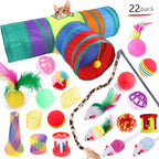 Jouets pour Chats – Tunnel de Jeu, Balles, Souris et Poisson Simulation