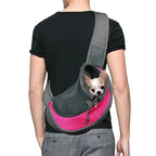 Sac Bandoulière Respirant en Maille pour Chat et Chien – Transport Portable, Style Fashion