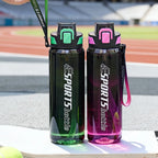 Gourde de Sport 1L avec Paille – Plein Air, Fitness