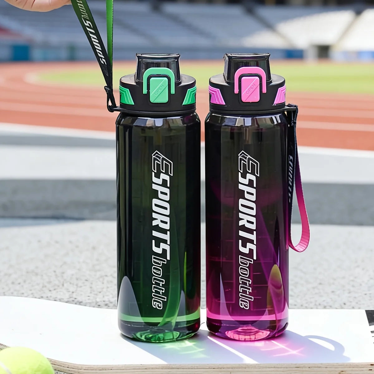 Gourde de Sport 1L avec Paille – Plein Air, Fitness