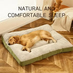 Tapis Canapé Velours Côtelé pour Grand Chien – Épais, Ultra-Doux, Lavable, Taille XL à XXXL
