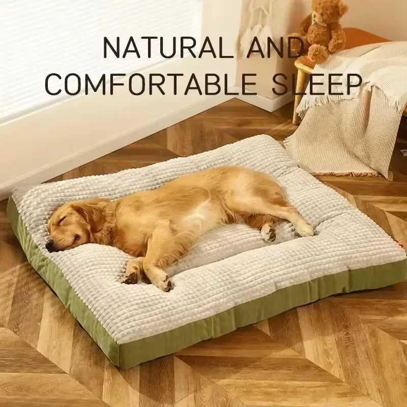 Tapis Canapé Velours Côtelé pour Grand Chien – Épais, Ultra-Doux, Lavable, Taille XL à XXXL