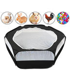 Cage Portable Transparente pour Petits Animaux – Tente Pliable pour Chien, Hamster, Lapin et Cochon d'Inde