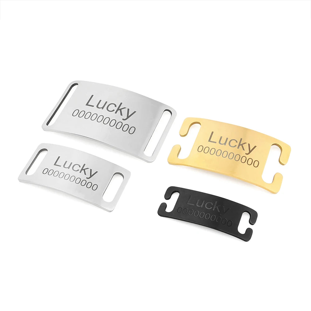 Médaille Personnalisée pour Collier Chat et Chien – Gravure Prénom | Acier Inoxydable | Anti-Perte
