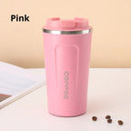 Mug Thermos Isotherme en Inox 380/510 ml – Tasse de Voyage pour Café, Sports Outdoor, Chaud & Froid