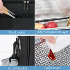 Sac Repas Isotherme Grande Capacité – Poignée & Bandoulière, Imperméable, Multifonction