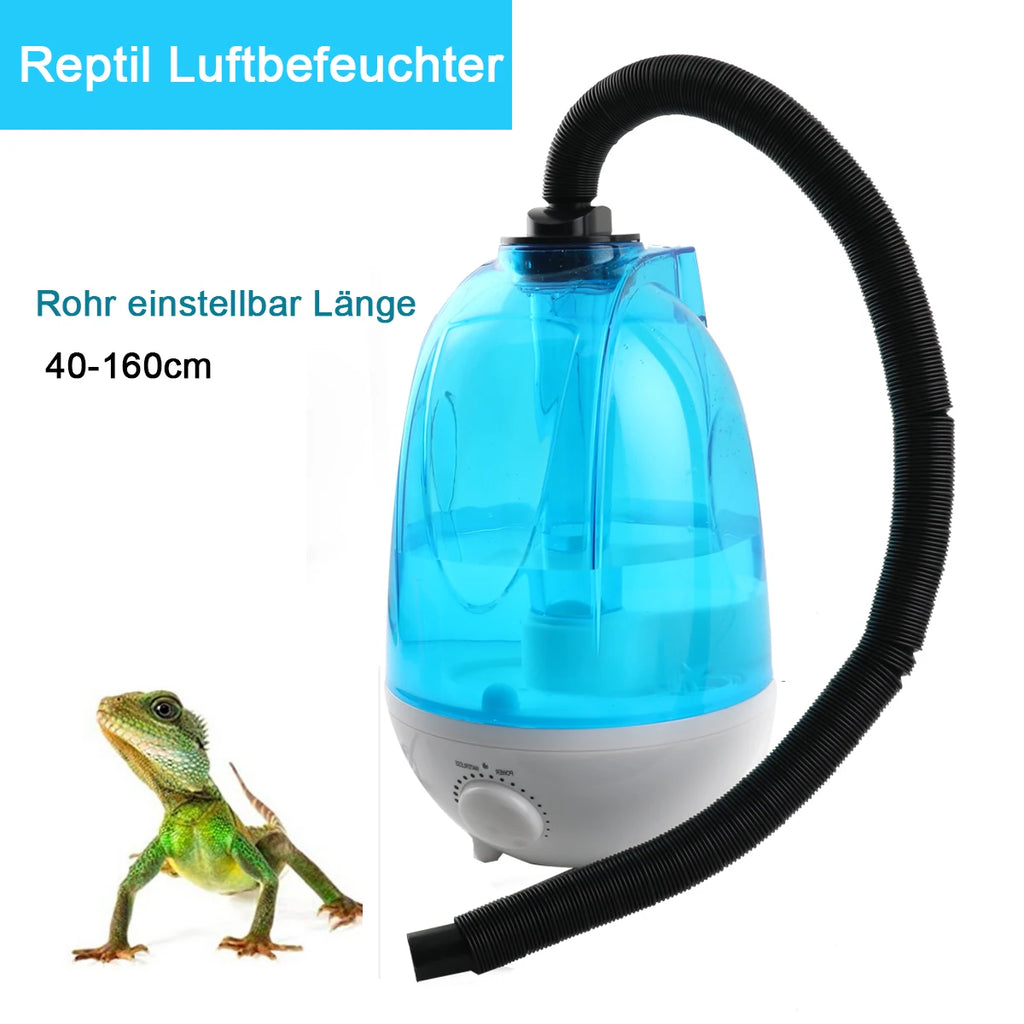 Humidificateur pour Reptiles 4L 220V Prise EU – Brumisateur Terrarium Grande Capacité, Tuyau Réglable, pour Serpent Lézard Tortue Amphibien