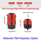 Sac de Compression Imperméable pour Sac de Couchage – Grande Capacité, Ultra-Léger, Camping & Randonnée