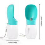 Gourde Portable pour Chien et Chat – Bol de Voyage Anti-Fuite 300 ml pour Petits et Grands Chiens, Distributeur d'Eau Outdoor