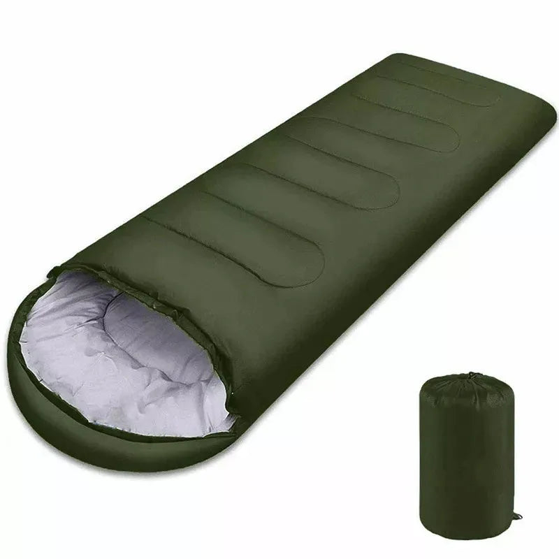 Sac de Couchage de Camping Ultraléger Imperméable 4 Saisons Chaud Enveloppe pour Randonnée et Voyage en Plein Air