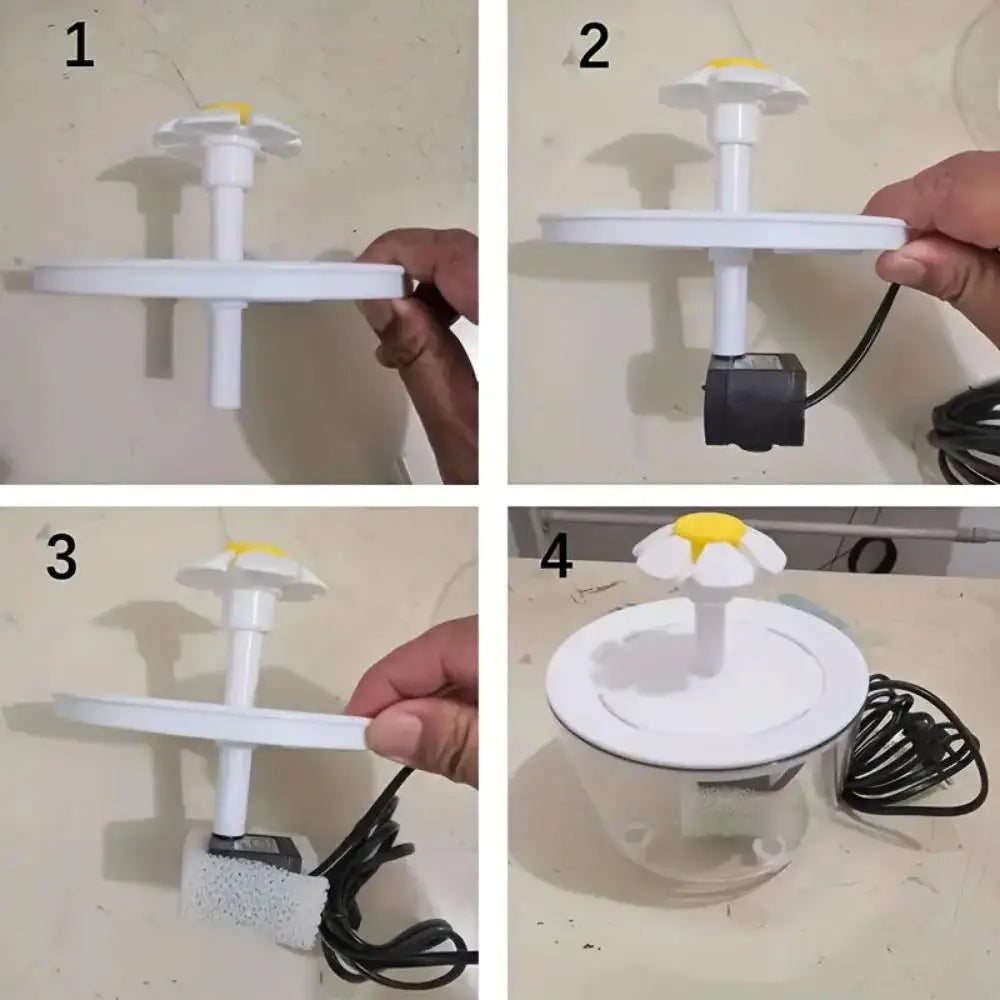 Fontaine à Eau Automatique 1,2L pour Chat et Chien – Filtrante, Silencieuse, USB ou Prise EU/US