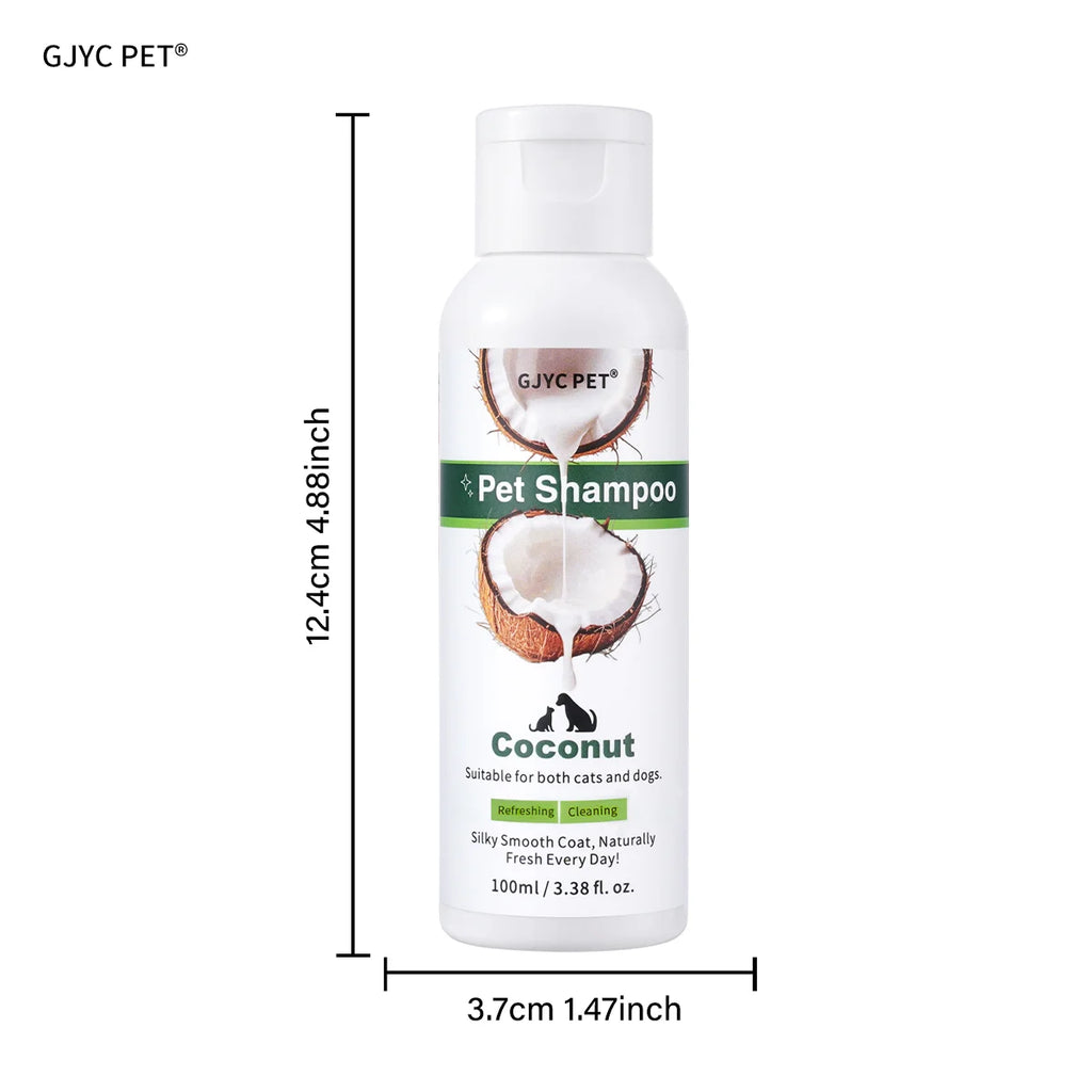 Shampooing à la Noix de Coco pour Animaux – Nettoyage Profond, Déodorant, Doux & Sûr pour Chiens et Chats