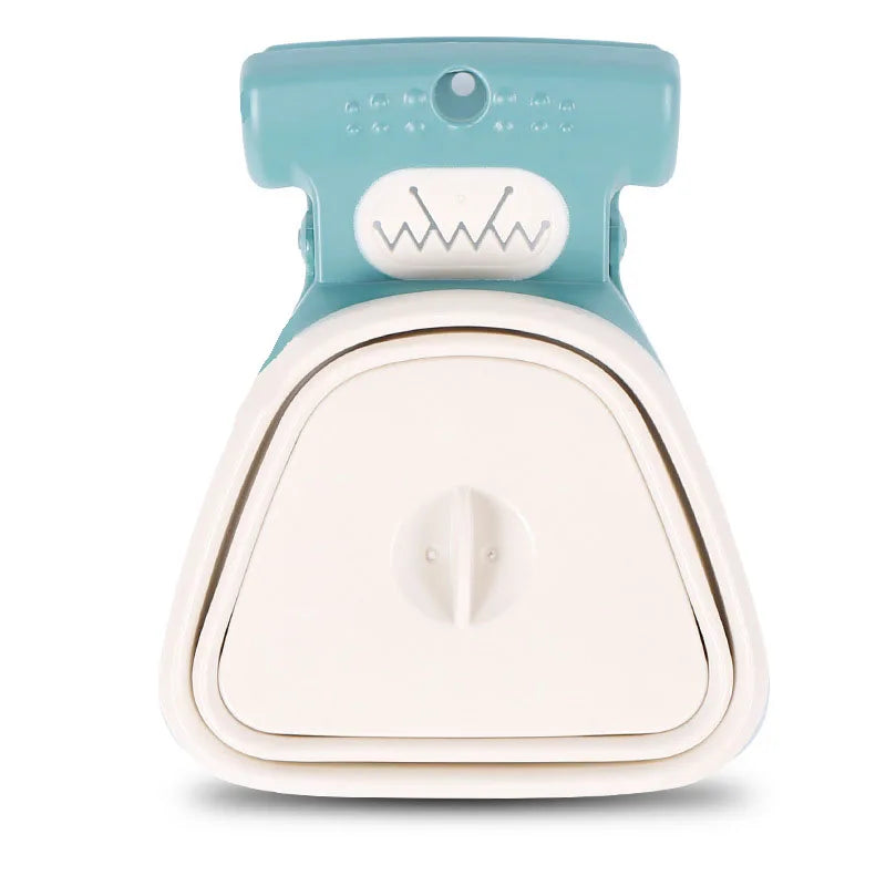 Ramasse-Crottes Pliable pour Chien avec 1 Rouleau de Sacs Biodégradables – Ramasseur de Déjections Hygiénique