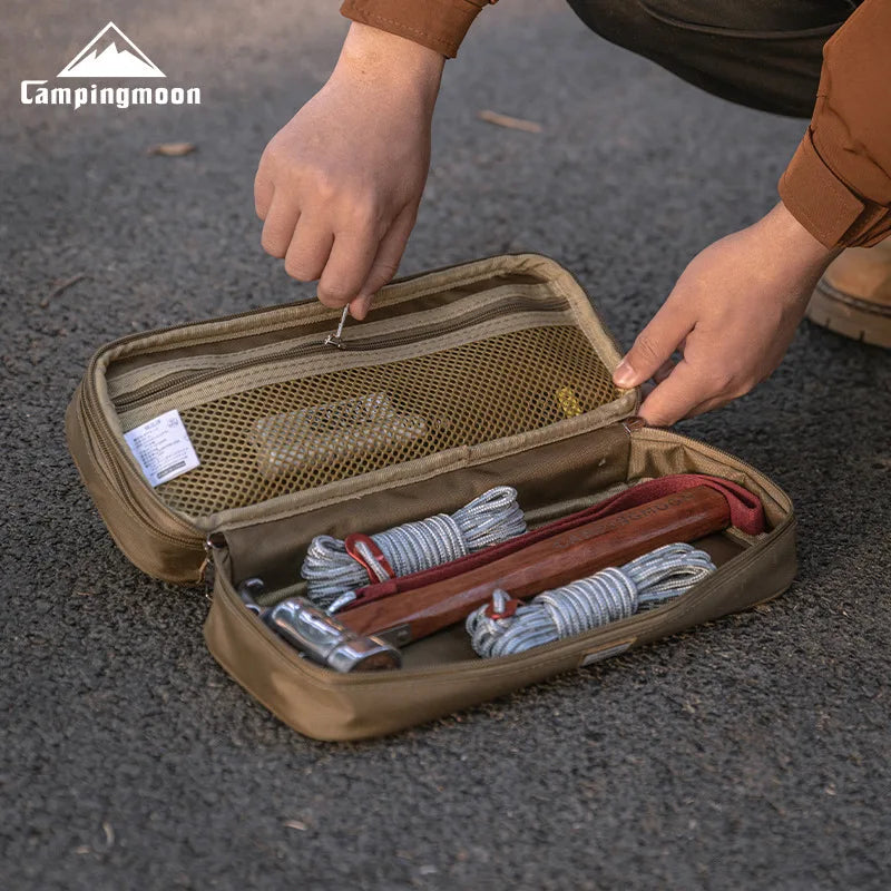 Sac de Rangement Tactique Double Couche – Polyester Imperméable Multifonction pour Camping